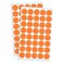 TownStix 2000 Pack 34 Round Dot Stickers Circle Labels Orange