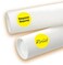 Avery SelfAdhesive Removable Labels 125 Inches Diameter Yellow Neon 400 per Pack 5499