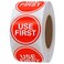 hycodest Hycodest 15 500 Pcs Use First Stickers Small Stickers Circle Label Adhesive Dot Labels Red