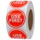 hycodest Hycodest 15 500 Pcs Use First Stickers Small Stickers Circle Label Adhesive Dot Labels Red