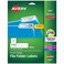 Avery TrueBlock Extra Large File Folder Labels 1516 x 3716 450 Printable Labels White 5027