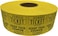 The Ticket THE Ticket GURULarge Number Raffle 5050 TICKETS2000ROLL Yellow