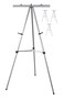 Audio-Visual Direct Lightweight Aluminum FlipChart Presentation Easel Silver 4 Pack