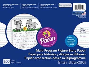Pacon MultiProgram Picture Story Paper 2