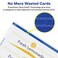 Avery AVE5305 Medium Embossed Tent Cards