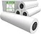 EcoChit 24 x 150 Plotter Paper Rolls 92 Bright 20lb 2 Core 4 rolls Every Case Plants Two Trees