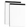 AILZFEI Dot Grid Desk Notepad 2 Pack 85 x 11 Dot Paper Pad 30 Sheets per Pad White 5x5 5 Dots per inch EasyTear Perforations 85x11 Dot Grid Paper Note Pad