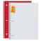 1InTheOffice Graph Ruled Spiral Notebook Quad Ruled Notebook Spiral 100 Sheets 8 H x 10 12 W 2 Pack