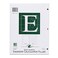 ROARING SPRING Graph Ruled Engineering Pad Engineering Graph Paper Pad 5x5 Enclosed Grid 85 x 11 200 Sheets 3 Hole Punched Green Tinted Sheets Made in USA