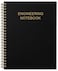 Tuun Fuplan Engineering NotebookEngineer Graph Paper Notebook 25 Grid Format Lab Notebook Quad Ruled Book with Grid Pages Table of Contents for Chemistry Physics Biology 8 x 10 Spiral Bound Black