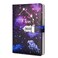 ARRLSDB A5 Creative Password Lock Journal PU Leather Combination Lock Diary Locking Diary Notepad Aries