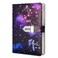 ARRLSDB A5 Creative Password Lock Journal PU Leather Combination Lock Diary Locking Diary Notepad Libra