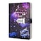 ARRLSDB A5 Creative Password Lock Journal PU Leather Combination Lock Diary Locking Diary Notepad Pisces