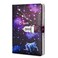 ARRLSDB A5 Creative Password Lock Journal PU Leather Combination Lock Diary Locking Diary Notepad Taurus