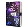 ARRLSDB A5 Creative Password Lock Journal PU Leather Combination Lock Diary Locking Diary Notepad Virgo