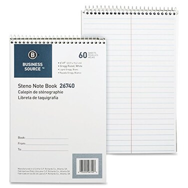 Business Source Steno Notebook