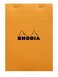 Rhodia Notepad No16 A5 Squared Orange
