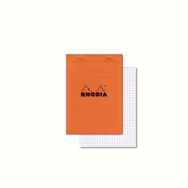 Rhodia Notepad No16 A5 Squared Orange