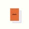 Rhodia Notepad No16 A5 Squared Orange