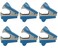 Clipco Staple Remover 6Pack Blue