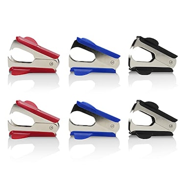 Ultimate Stationery Staple Remover 6 Pack Staple Puller Pinch Jaw Style Staple Remover Tool Stapler Removers