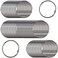 Clipco Book Rings Large 2Inch Nickel Plated 50Pack
