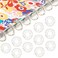 Zonon 120 Pieces Plastic Heart Book Binding Discs Discbound Expansion Discs Binder Rings for DIY Notebooks Planners Clear with Sequins