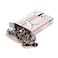Charles Leonard Thumb Tacks Nickel Plated Solid Head 38 Inch Head 100Pack 912