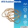 1InTheOffice Rubber Bands 16 Size16 Rubber Bands Beige 1 lb Box 1900Pack