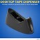1InTheOffice Tape Dispenser Desk Office Desktop Tape Dispenser Nonskid Base 1 Inch Core Black 4 Pack