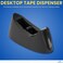 1InTheOffice Tape Dispenser Desk Office Desktop Tape Dispenser Nonskid Base 1 Inch Core Black 4 Pack