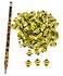 Zugar Land Cool Bumble Bee Shape Rubber Mini Erasers 144 Pack Home School Work Incentive