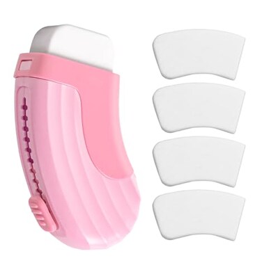 pindda Pindda 41 Pack Rubber Erasers Sliding Retractable Eraser Large White Erasers for School Office Art Drawing Pencil Eraser for Kids Pink
