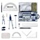 NEWSOURCE Profesional Compass for Geometry Up to 18 inch DiameterGeometry Precision Tool for studentDrawing Tools Drafting Kits for EngineerDrawing ToolGeometry SetMath Geometry Kits Set