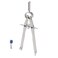 Pacific Arc Metal Professional Compass Perfect Spring Bow Compass for Math Geometry or Drafting Up to 8 Diameter Large Comes with Lead and Lock