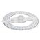 Utoolmart 360 Degree Protractor Swing Arm Protractor Plastic Circle Protractor Ruler Durable Measuring Tool Stationery for School Office 2 Pcs