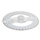 Utoolmart 360 Degree Protractor Swing Arm Protractor Plastic Circle Protractor Ruler Durable Measuring Tool Stationery for School Office 2 Pcs