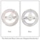Utoolmart 360 Degree Protractor Swing Arm Protractor Plastic Circle Protractor Ruler Durable Measuring Tool Stationery for School Office 2 Pcs