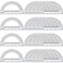 EBOOT 24 Pack Plastic Protractors Math Protractor 180 Degrees 6 Inch Clear