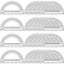 EBOOT 24 Pack Plastic Protractors Math Protractor 180 Degrees 6 Inch Clear