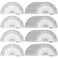 Coopay 48 Pack Plastic Protractors Student Math Clear Protractor Set 180 Degrees for Angle Measurement 4 Inches
