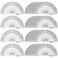 Coopay 48 Pack Plastic Protractors Student Math Clear Protractor Set 180 Degrees for Angle Measurement 4 Inches