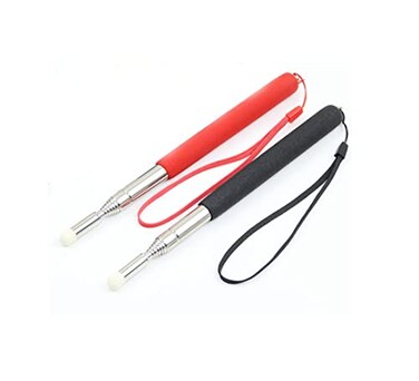 Onwon Telescoping Teachers Pointer with Lanyard Handheld Retractable Classroom Electronic Whiteboard Presentation Teaching Pointer Sticks for Teachers Coach Presenter Extends to 40
