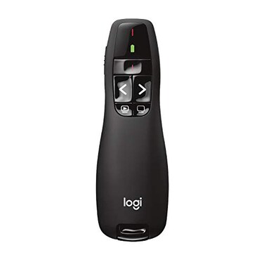 Logitech Wireless Presenter R400 USBA PowerPoint Clicker with Laser Pointer Wireless Presentation Clicker Remote
