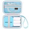 Canboc Carrying Case for MemokingPonekPhomemoOmezizyMemoqueen T02 Mini Printer Sticker Printer T02 Portable Thermal Printer Box for Thermal Paper USB Cable Blue Case Only