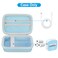 Canboc Carrying Case for MemokingPonekPhomemoOmezizyMemoqueen T02 Mini Printer Sticker Printer T02 Portable Thermal Printer Box for Thermal Paper USB Cable Blue Case Only