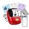 ORGSTA Sticker Printer 300 DPI UltraClear Mini Portable Sticker Maker with Banner Printing Function Inkless Thermal Printer for Journaling DIY Gifts Study Note Compatible with iPhone and Android