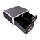 Vaultz Locking 4 x 6 Index Card Cabinet Double Drawer Black VZ01395
