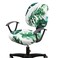 Smiry Stretch Printed Office Computer Chair Covers Universal Washable Removable Desk Rotating Chair Slipcovers Protector Seat Backrest Cover Green