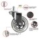Kaleurrier Heavy Duty Caster WheelsPremium Polyurethane Chair Wheels for Office ChairsRolling Stoolsor Drafting ChairsUniversal Roller Skate Smooth Rolling Floor Protective CastersSet of 5
